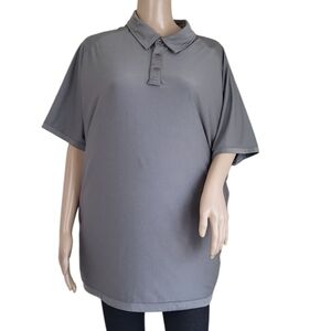 EMS Techwick Gray Short Sleeve Performance Shirt Mens XL
